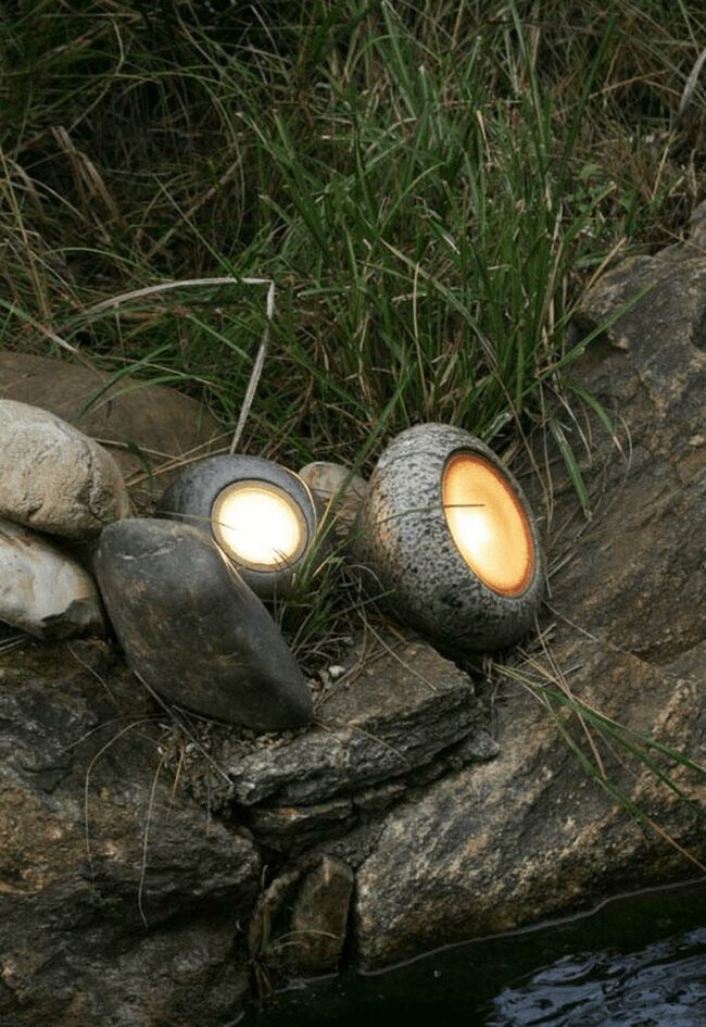 Luminous Stones Embrace Shoreline