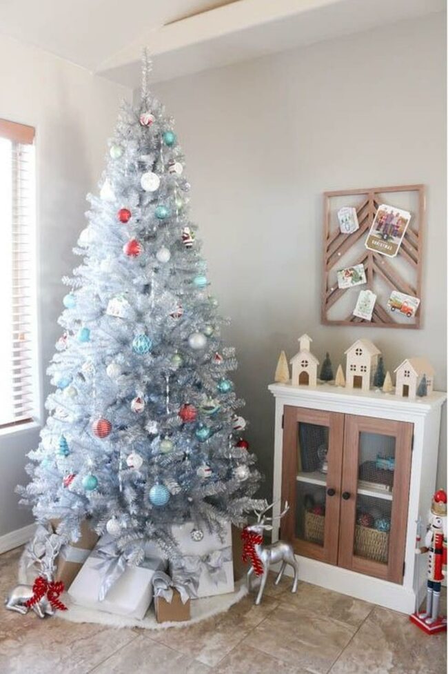 Colorful White Christmas Corner
