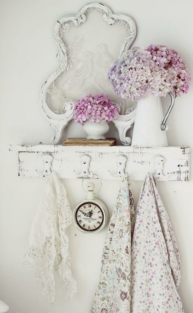 Soft Hydrangeas Vintage Corner