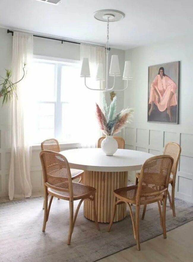 Soft Grass White Chandelier