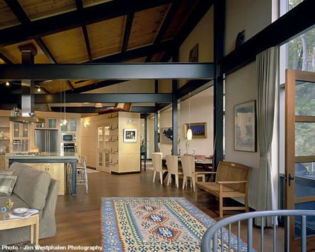 Image showcasing 25 Creative Metal Beam Interior Ideas for Modern Homes