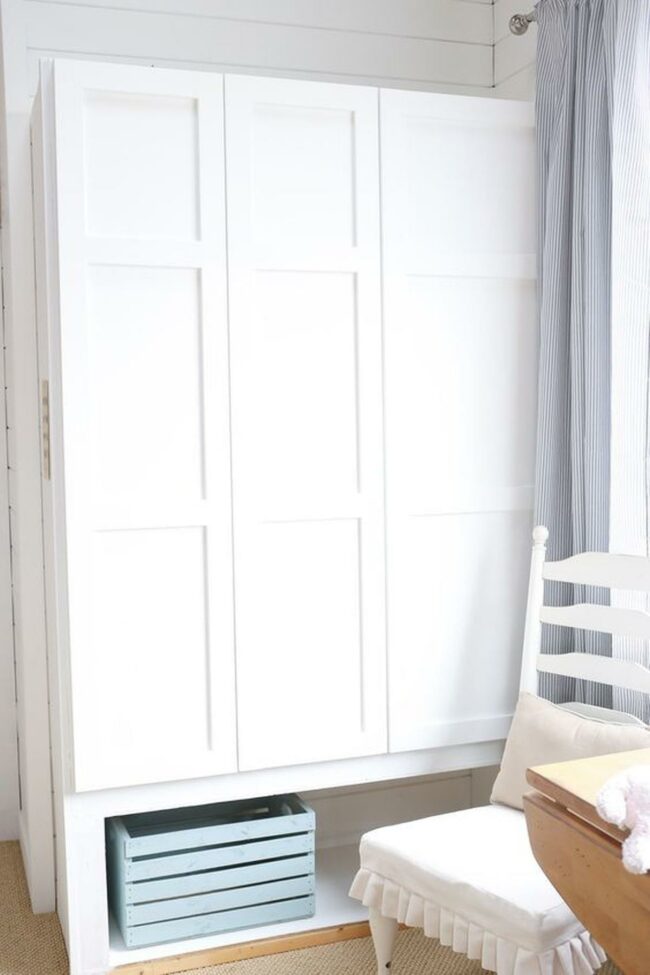 White Coastal Cabinet