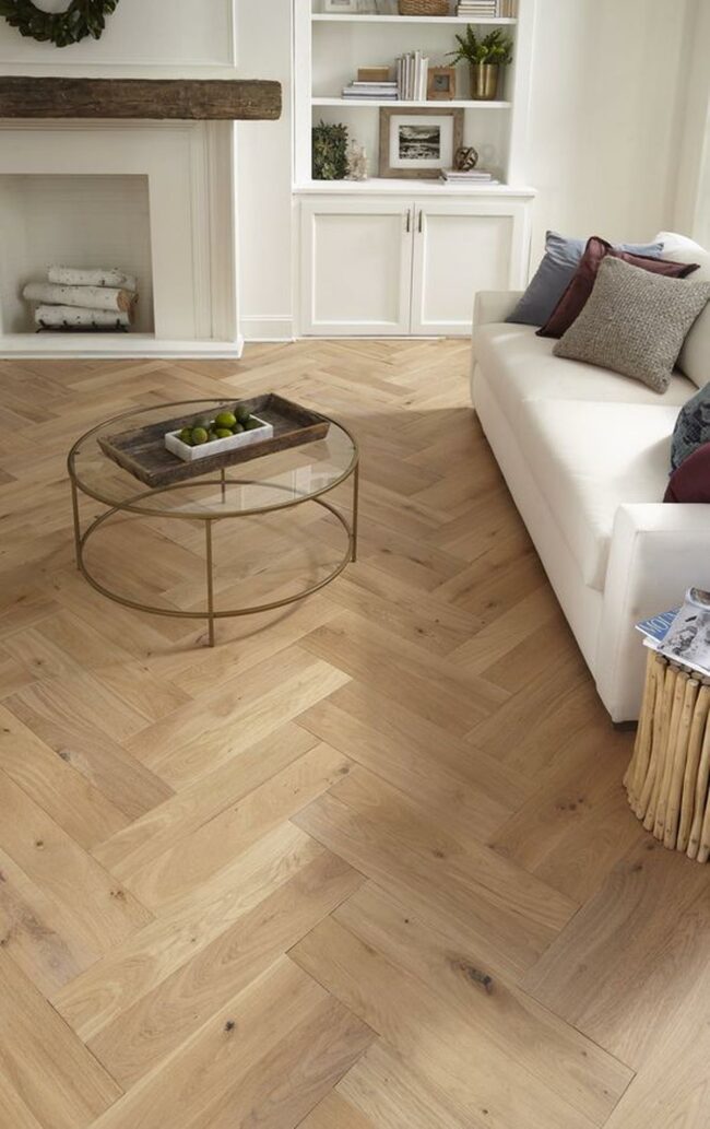 Herringbone Wood Soft Serenity