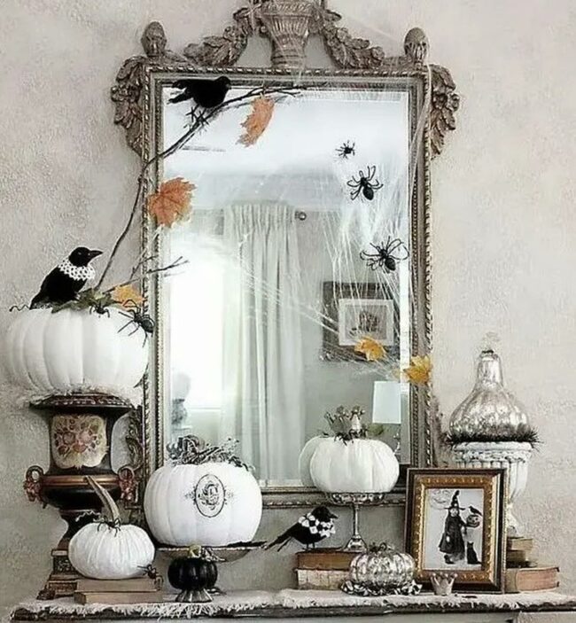 Haunting Vintage Halloween Corner