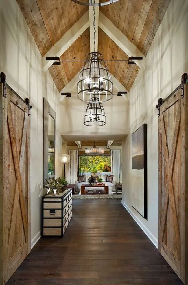 Weathered Wood Barn Passage