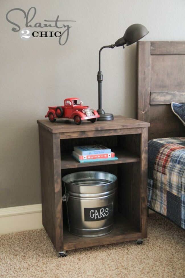 Red Vintage Truck Corner