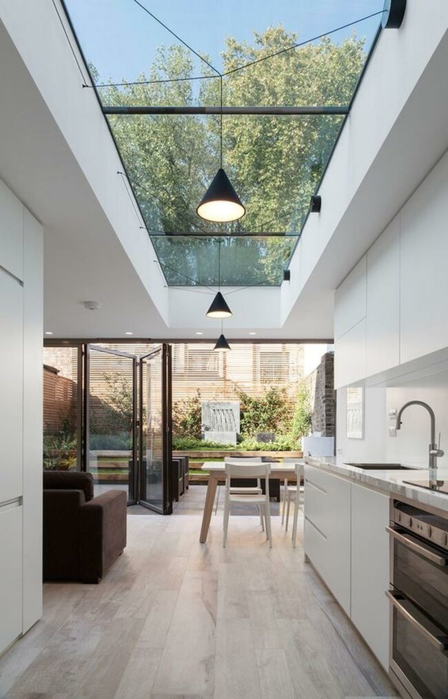 Treetop Glass Kitchen