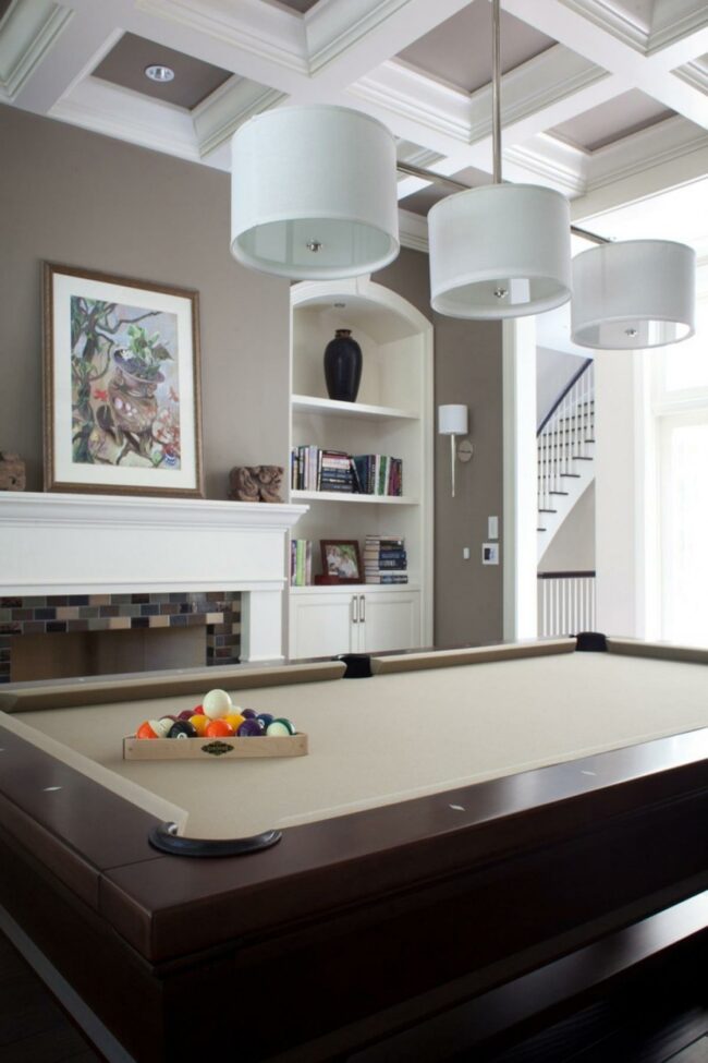 Tan Pool Table Haven