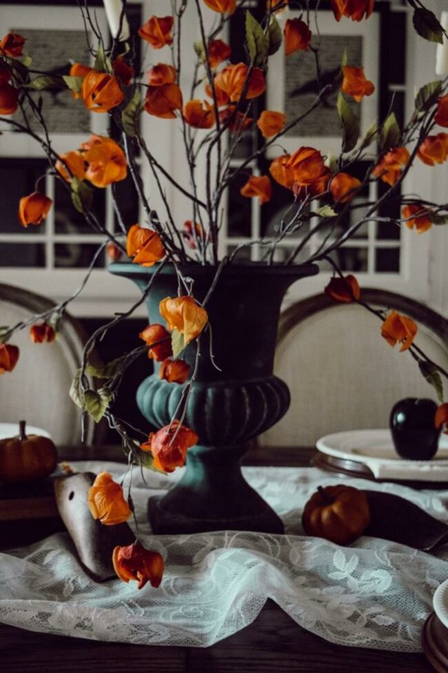Vibrant Orange Centerpiece