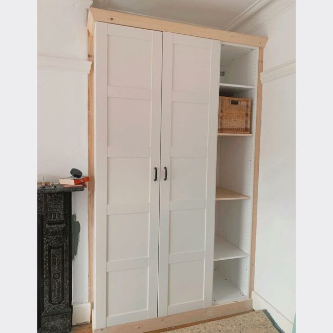 White Wardrobe Contrast