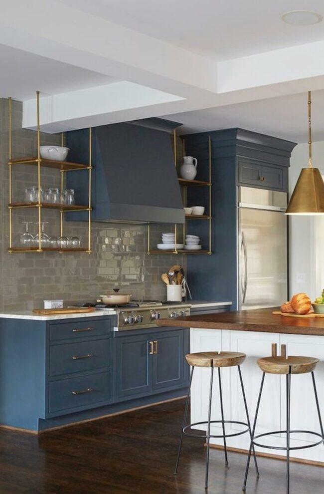 Navy Blue Kitchen