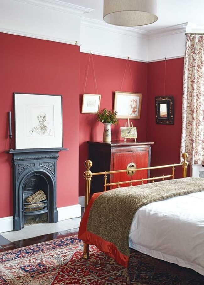 Royal Red Bedroom Sanctuary