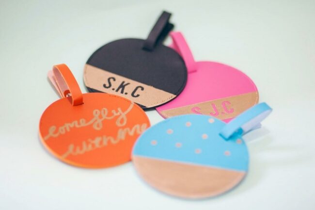 Colorful Jet-Setter Luggage Tags