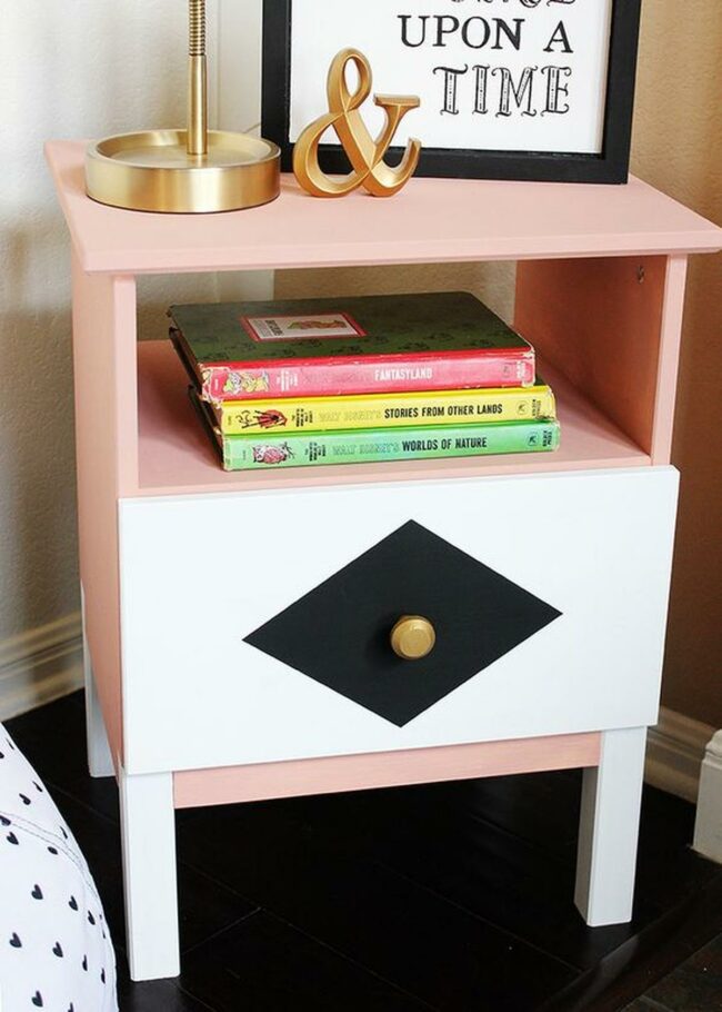 Pink Diamond Chic Nightstand