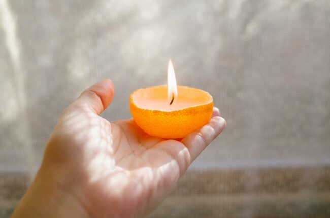 Citrus Flame Handcrafted Glow