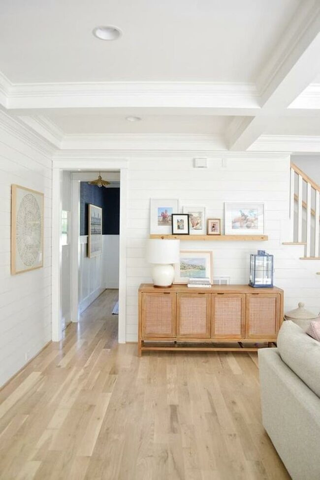 White Wood Woven Warmth