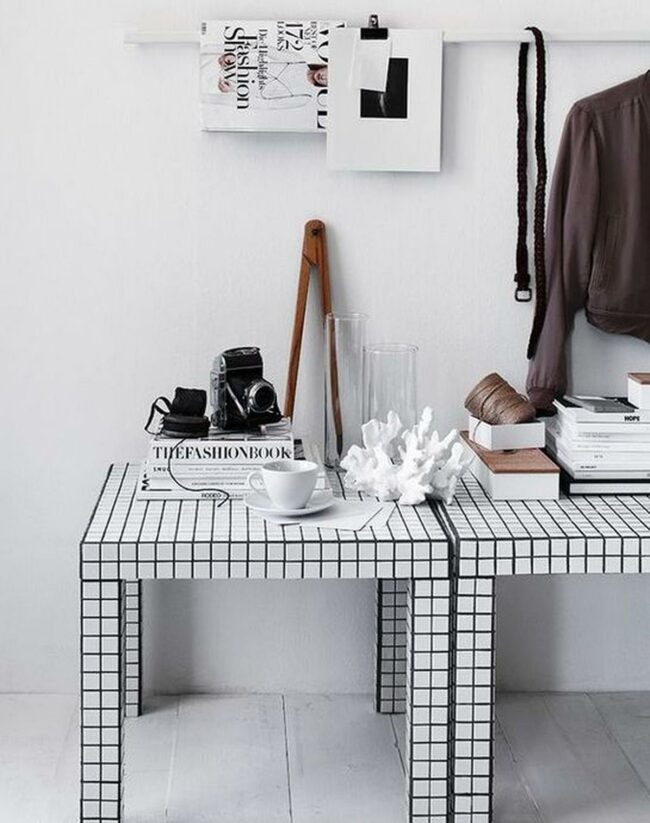 Monochrome Grid Modern Sanctuary