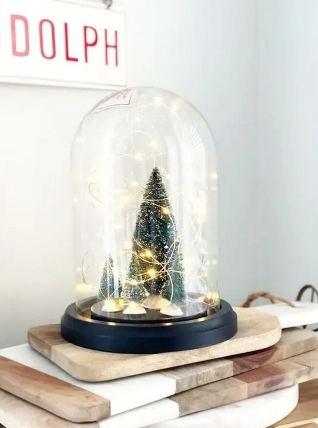 Luminous Glass Dome Christmas