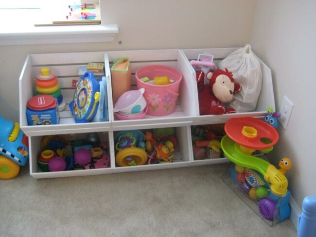 Colorful Cubbies Kids' Corner