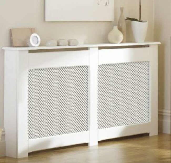 White Lattice Radiator Charm