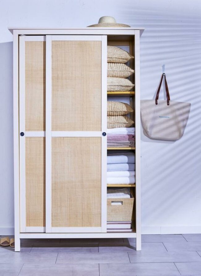 Woven Cabinet Storage