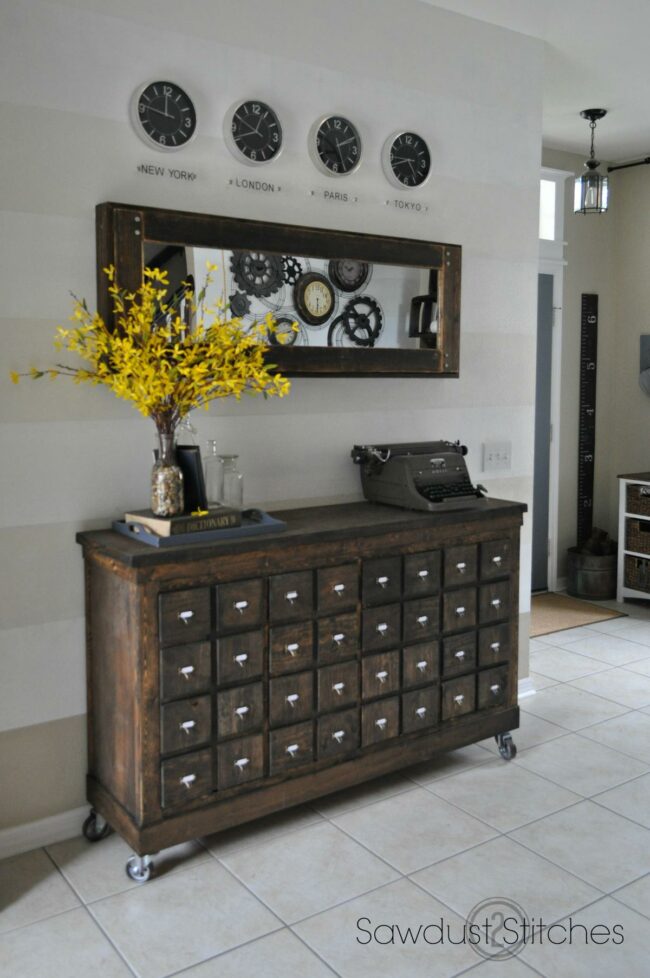 Vintage Drawer Collector's Workspace