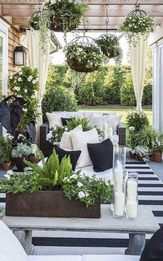 Verdant White Garden Sanctuary