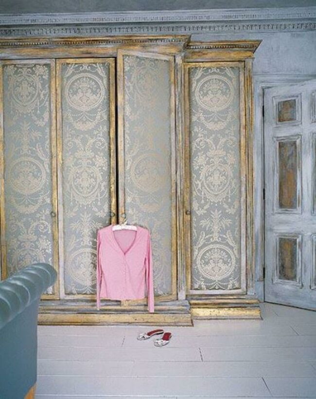 Soft Blue Gold Storybook Wardrobe