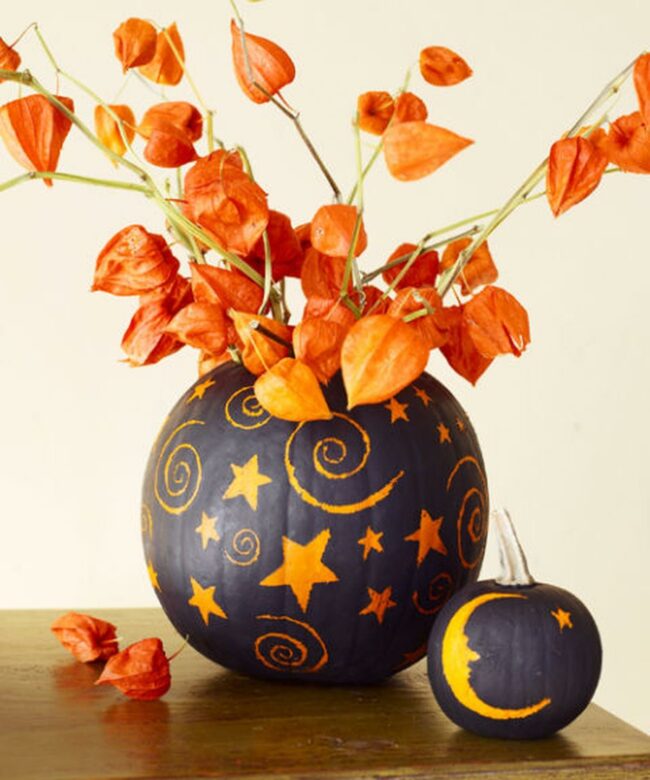Orange Starry Pumpkins