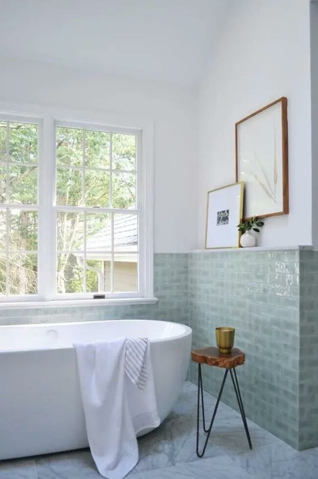 Soft Green Marble Sanctuary