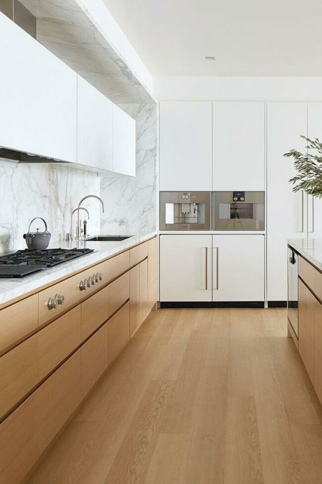 Marble White Kitchen Harmony