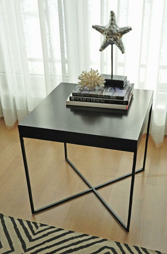 Monochrome Minimalist Sculptural Accent