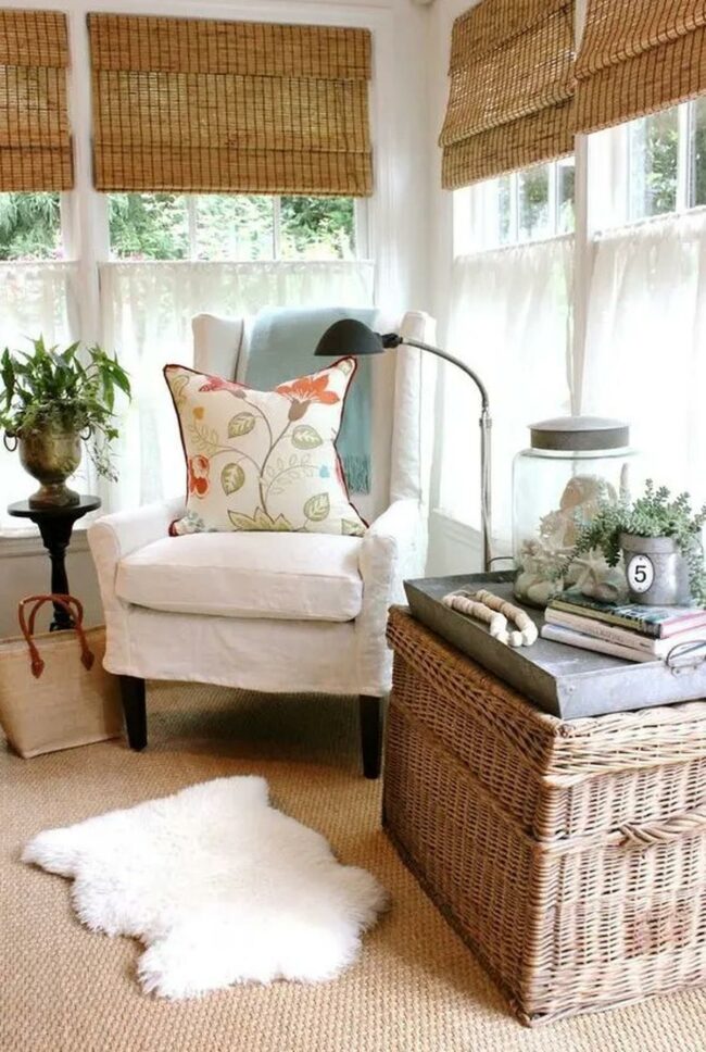 Bamboo Shades Sunlight Sanctuary