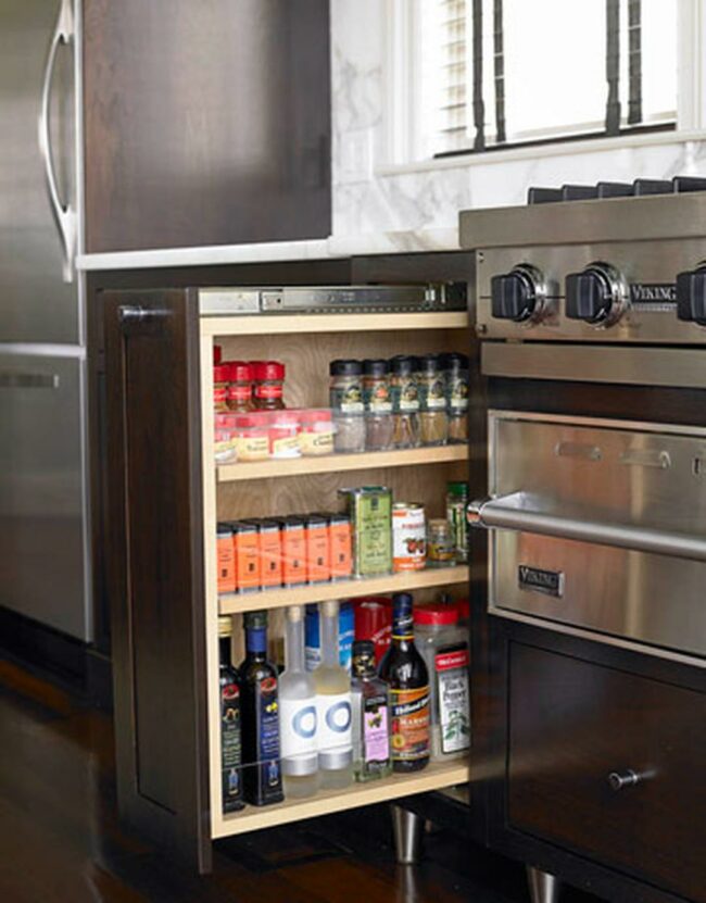 Spice Rack Wood Cabinetry Masterpiece