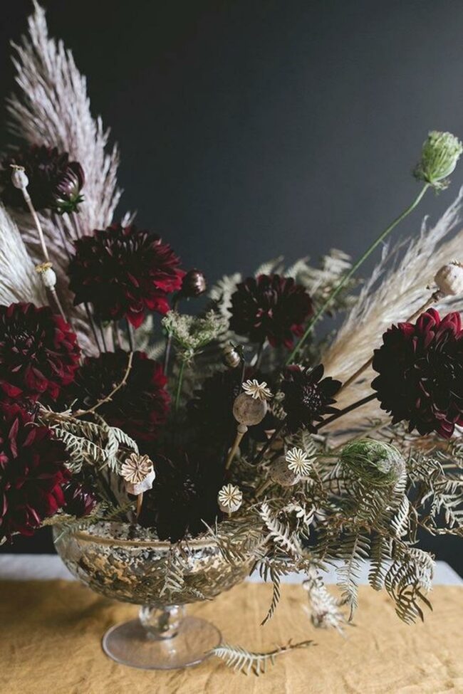 Burgundy Crystal Bouquet