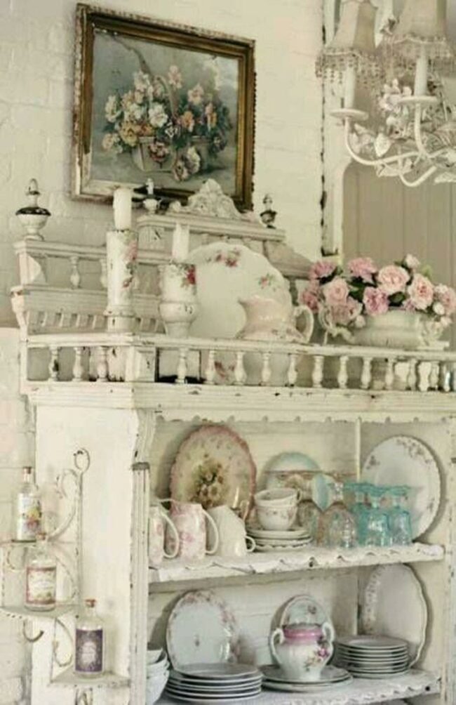 Pastel Vintage Crockery Corner