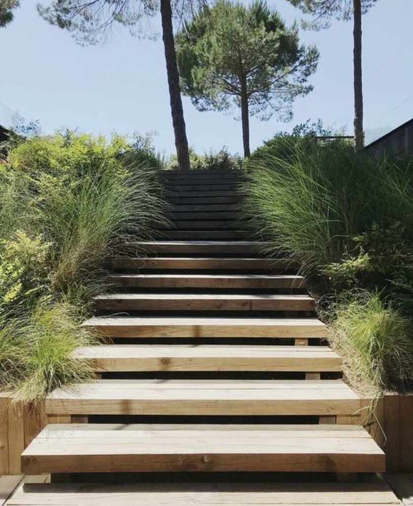 41 Breathtaking Outdoor Floating Steps Ideas