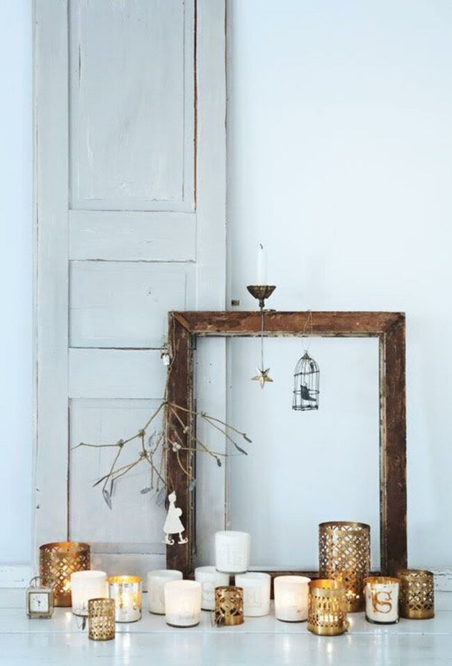 Blue Wall Vintage Corner
