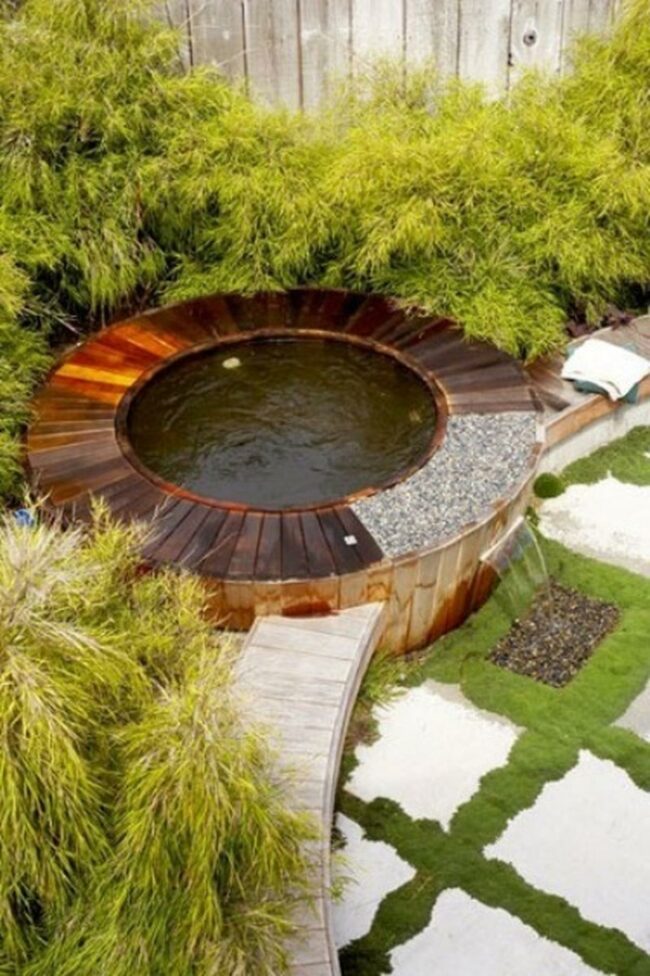 Green Oasis Hot Tub Retreat