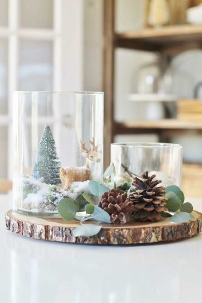 Frosty Forest Glass Landscape