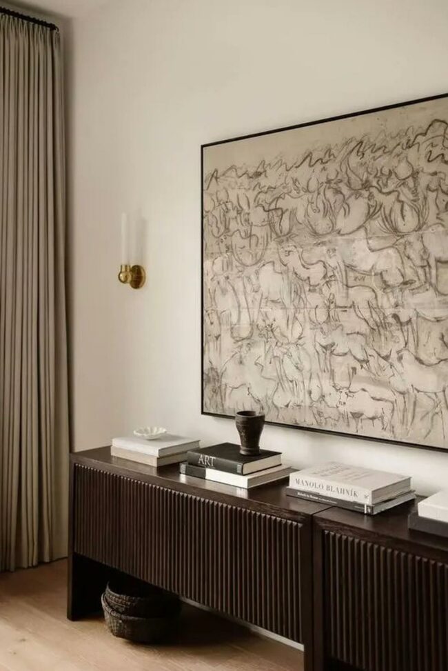 Brass Sconces Wooden Calm