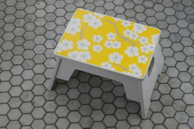 Yellow Bloom Stool