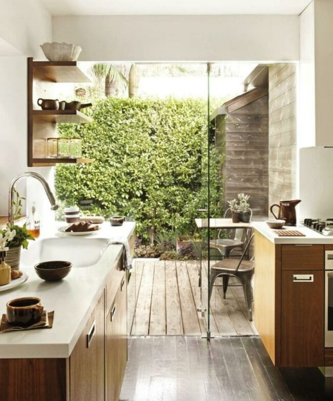 Wooden Kitchen Oasis