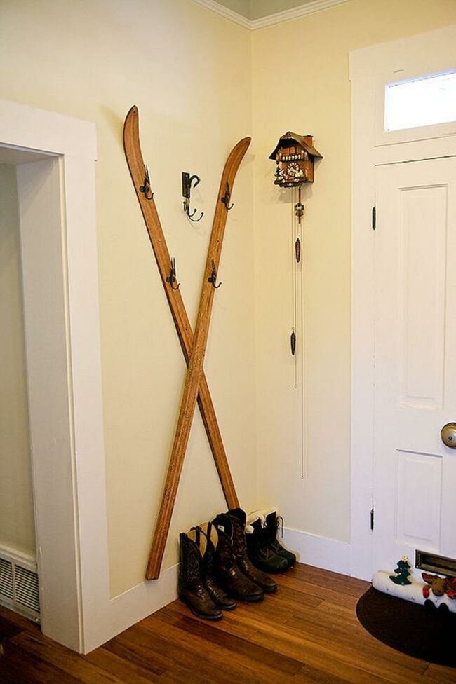 Vintage Alpine Ski Corner