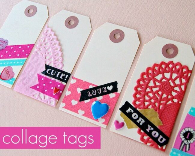 Heartfelt Colorful Celebration Tags
