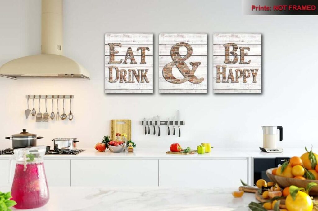 64 Inspiring Kitchen Wall Decor Ideas to Make Your Space Pop