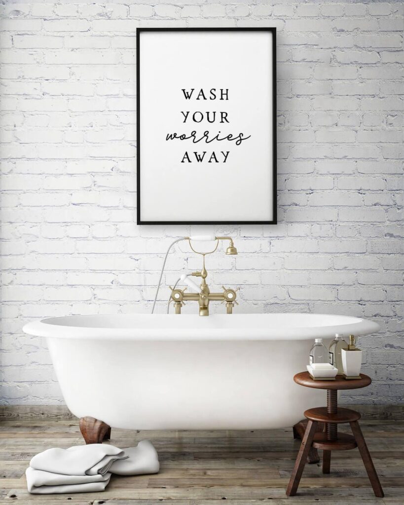 41 Adorable Bathroom Sign Ideads for a Cozy, Inviting Space