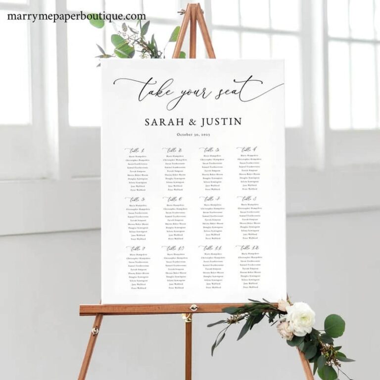21 Creative DIY Wedding Seating Charts to Charm Your Guests