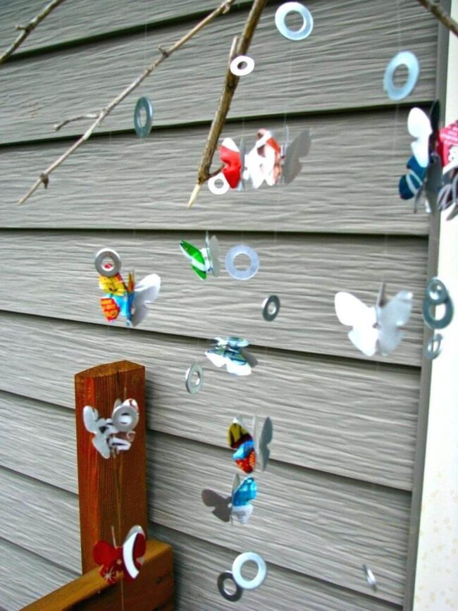 Flutterby and Shiny Things Hanging Mobile