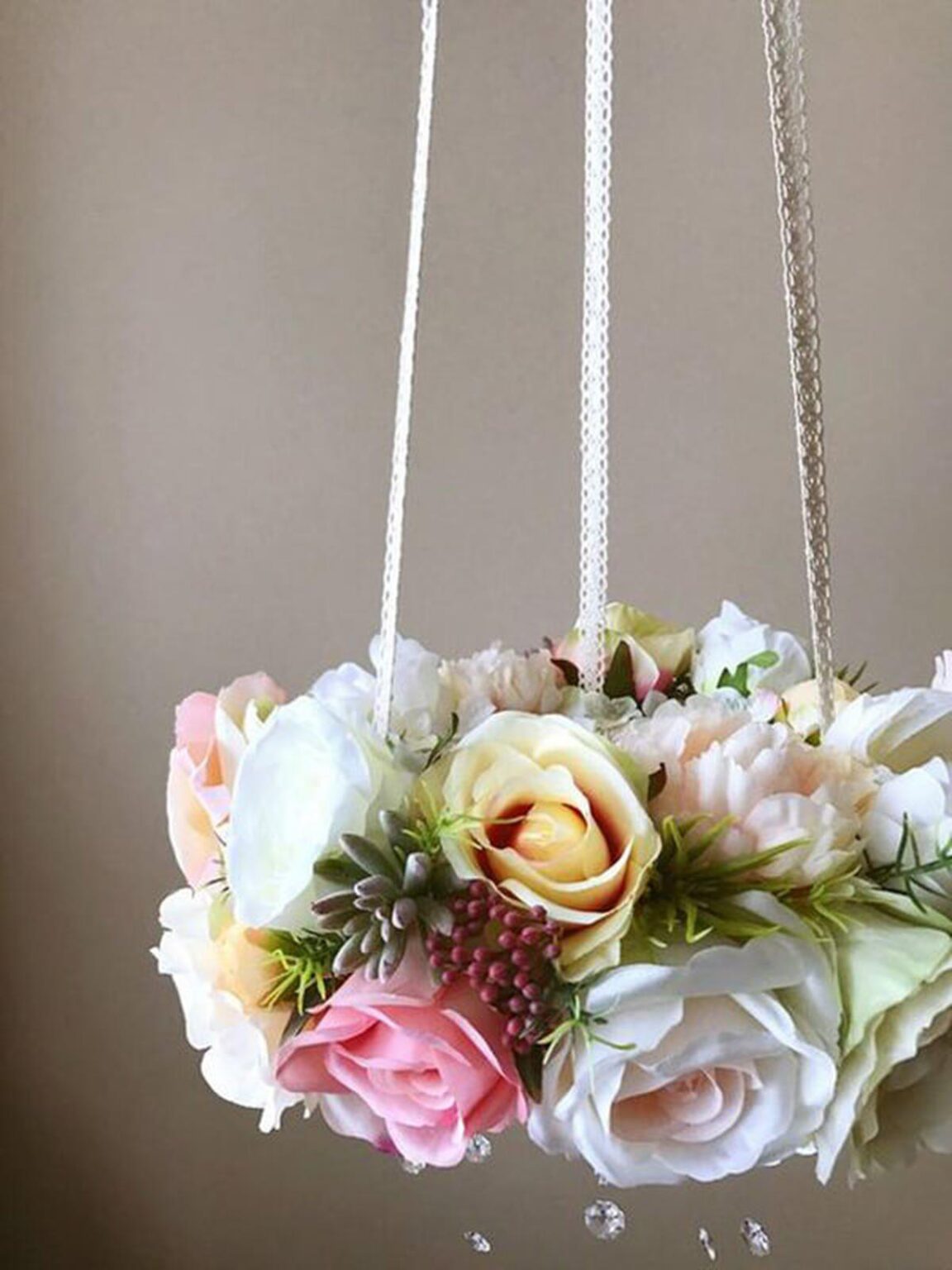 18 Unique DIY Flower Chandeliers That Are Simply Beautiful